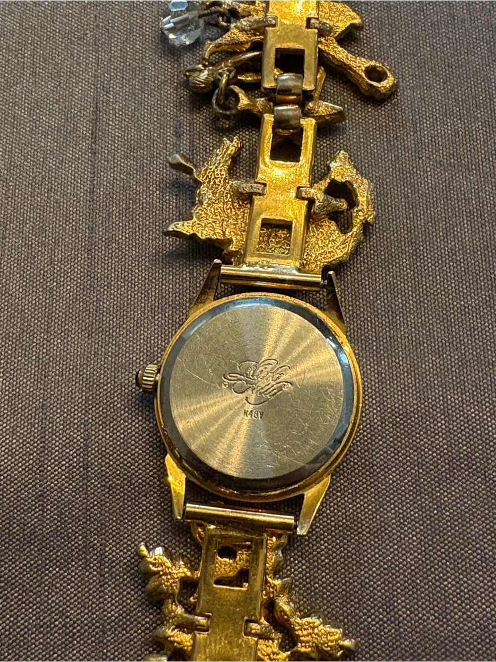 Vintage Kirk's Folly Star Charm Watch Gold-Tone - Picture 3 of 5